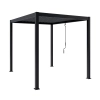 Pergola ogrodowa tarasowa aluminiowa NORDVIC Skyline 3 x 2,5 m Antracyt